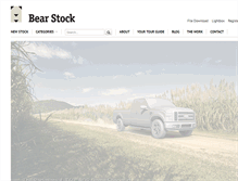Tablet Screenshot of bearstock.com